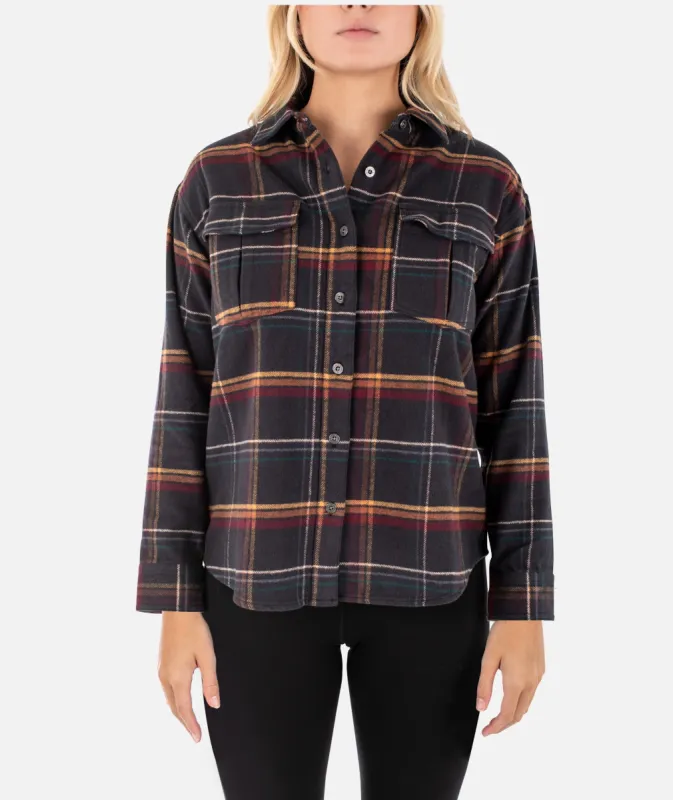 The Anchor Flannel - Graphite sold by JETTY