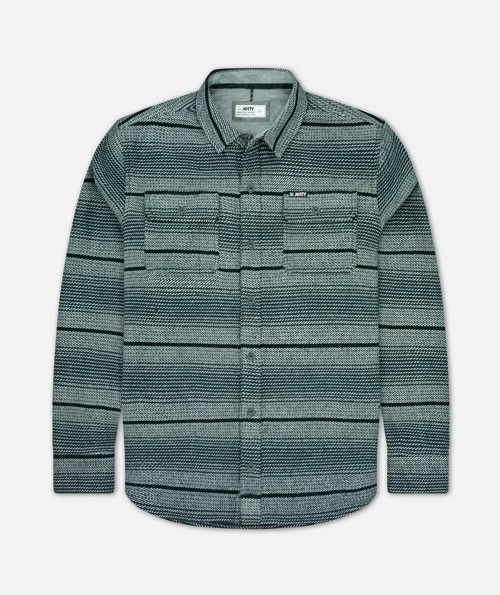 F22 Horizon Flannel - Charcoal sold by JETTY product image thumbnail 3