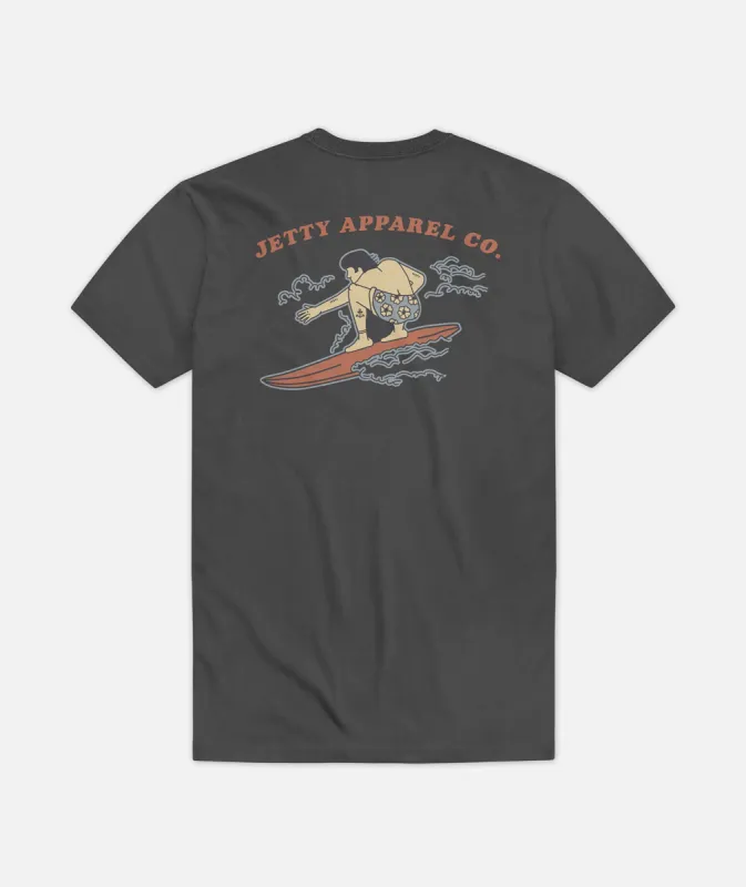 Dude Tee - Charcoal sold by JETTY