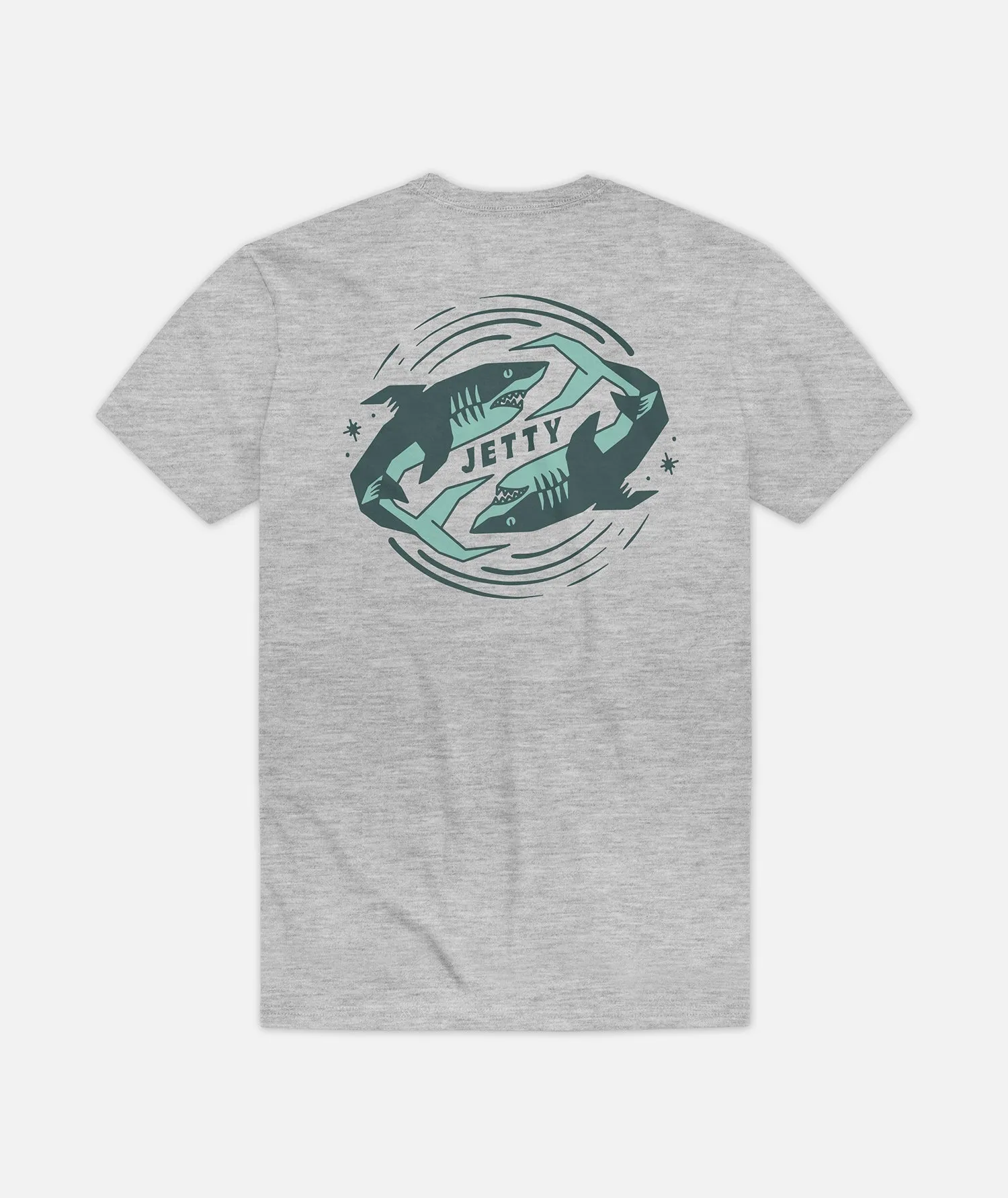 Grom Backflip Tee - Heather Grey sold by JETTY