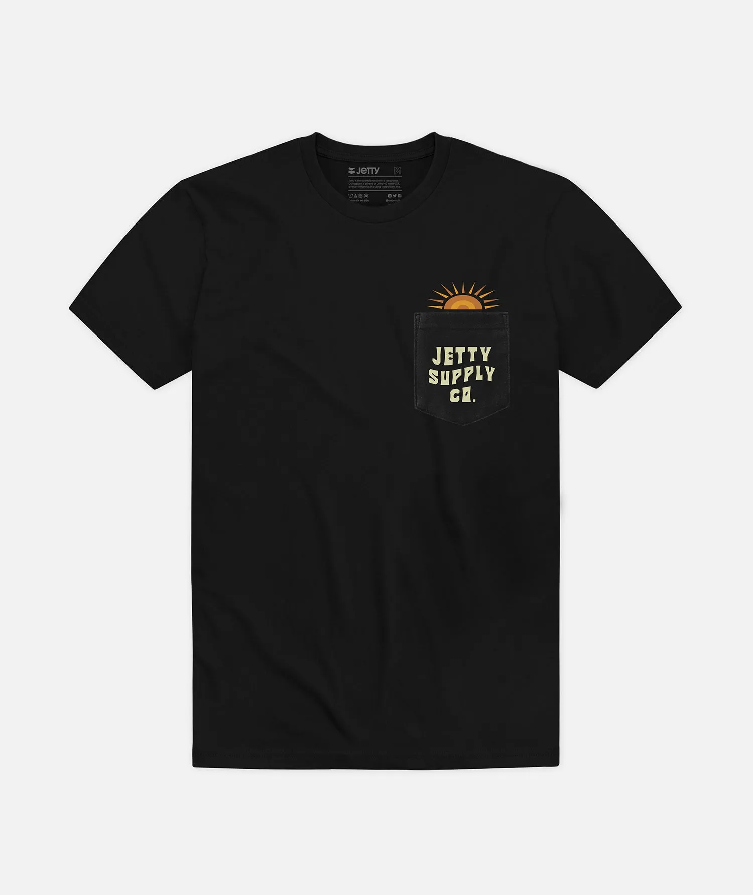 Gleam Pocket Tee - Black sold by JETTY product image thumbnail 2