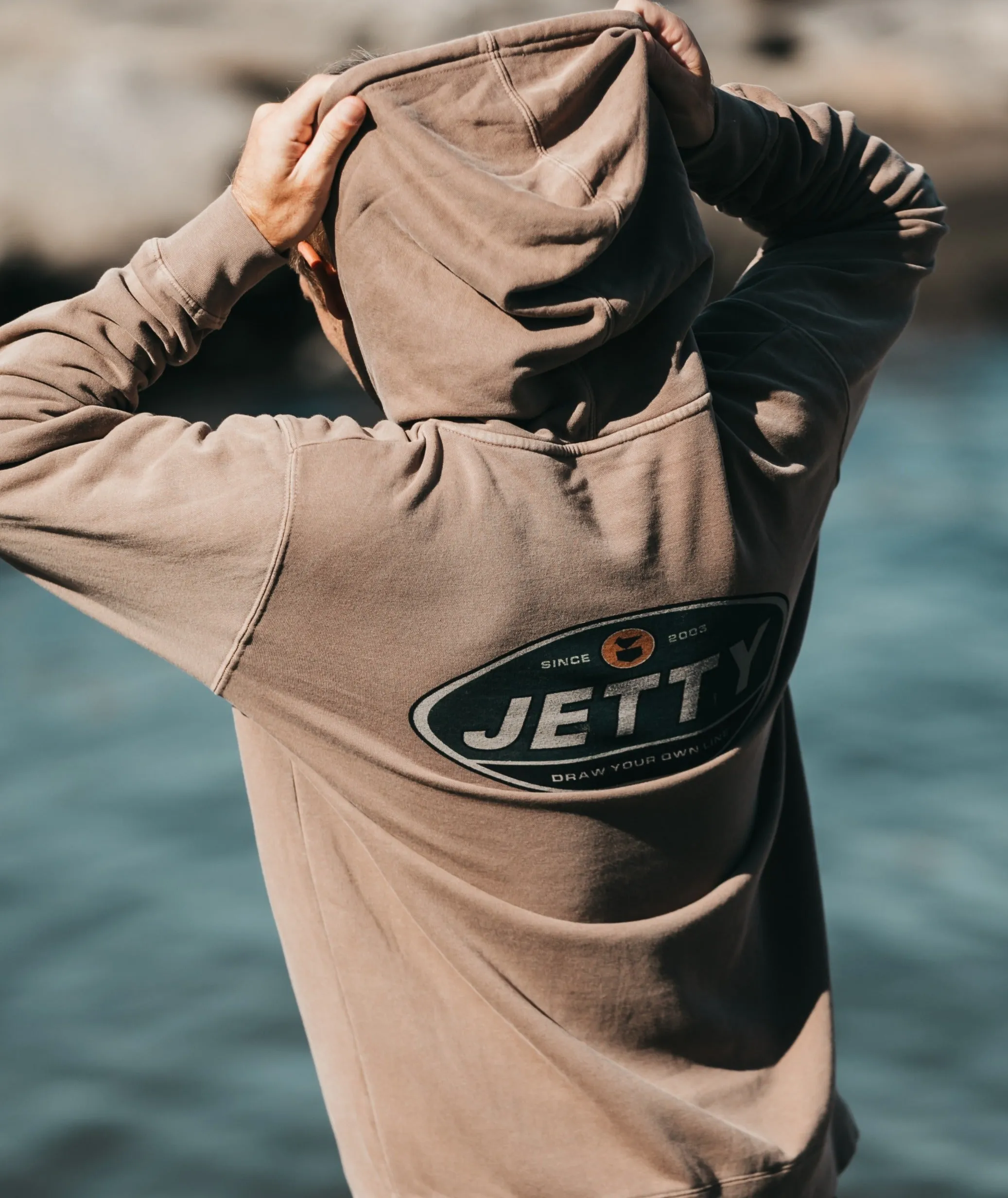 Throwback Hoodie - Brown sold by JETTY product image thumbnail 3