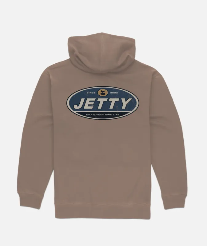 Throwback Hoodie - Brown sold by JETTY