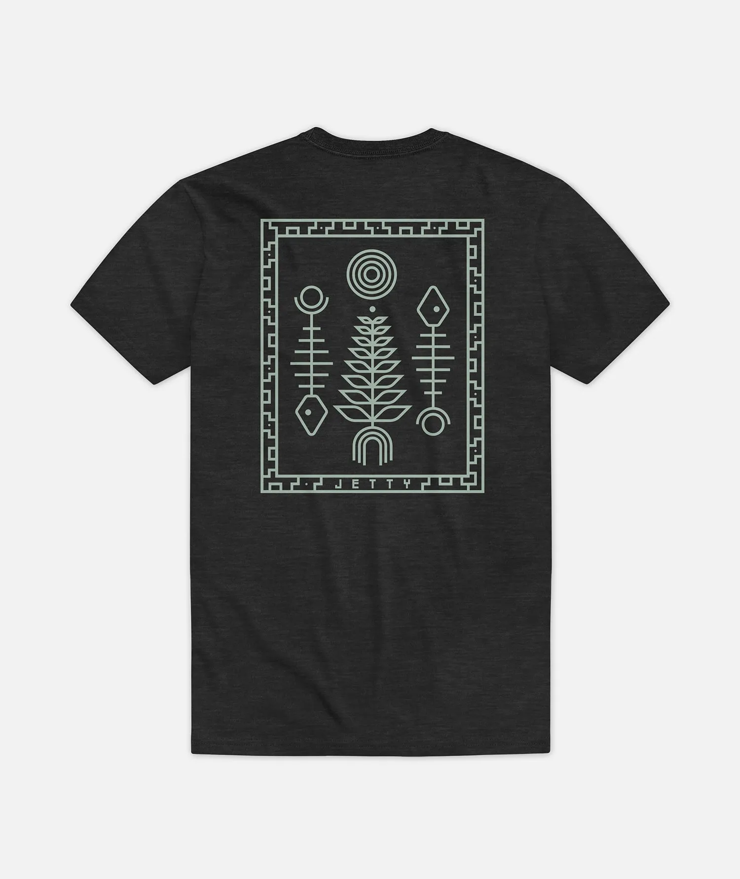 Seafern Tee - Charcoal sold by JETTY