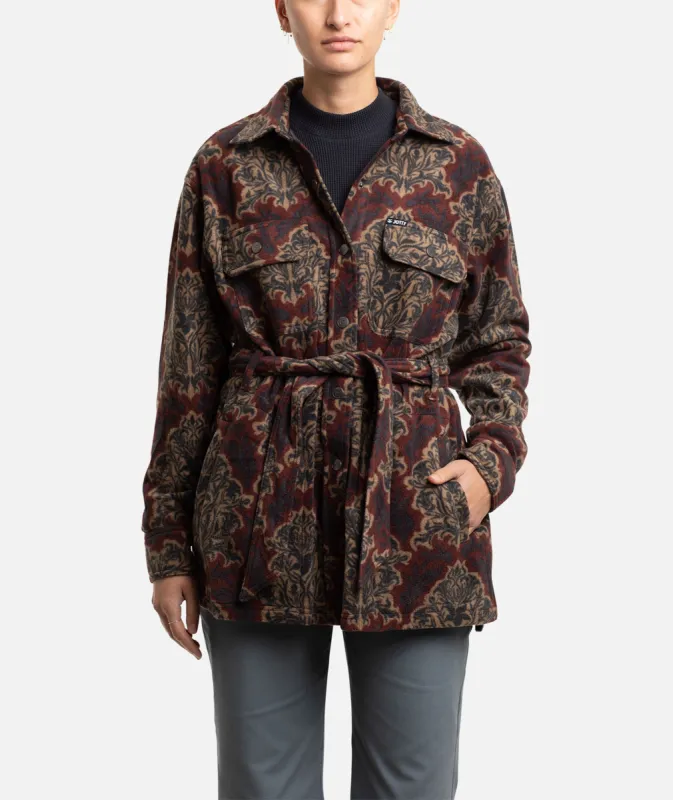 Tahoe Fleece Jacket - Oxblood sold by JETTY