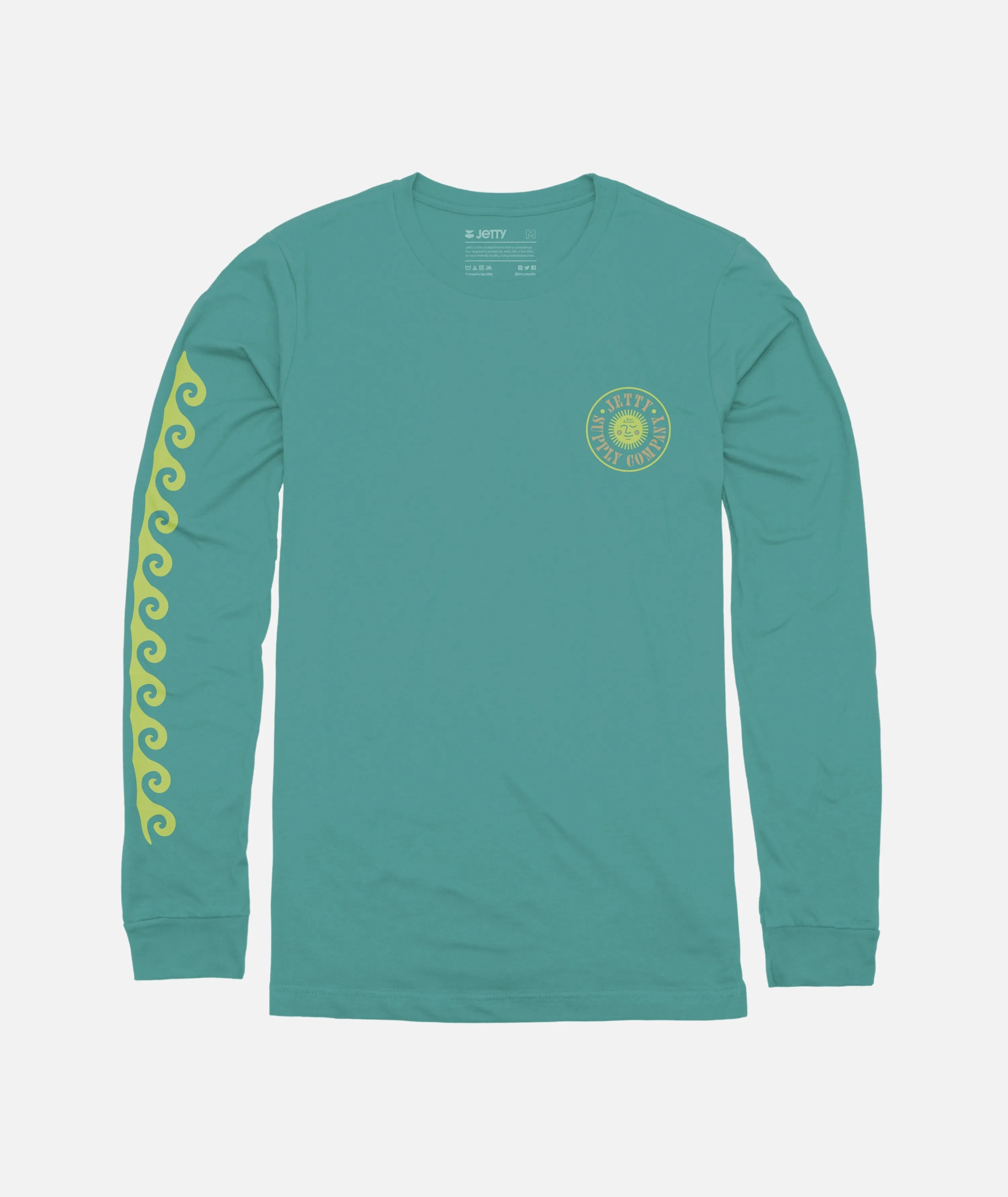 Chill Long Sleeve - Sea Green sold by JETTY product image thumbnail 2