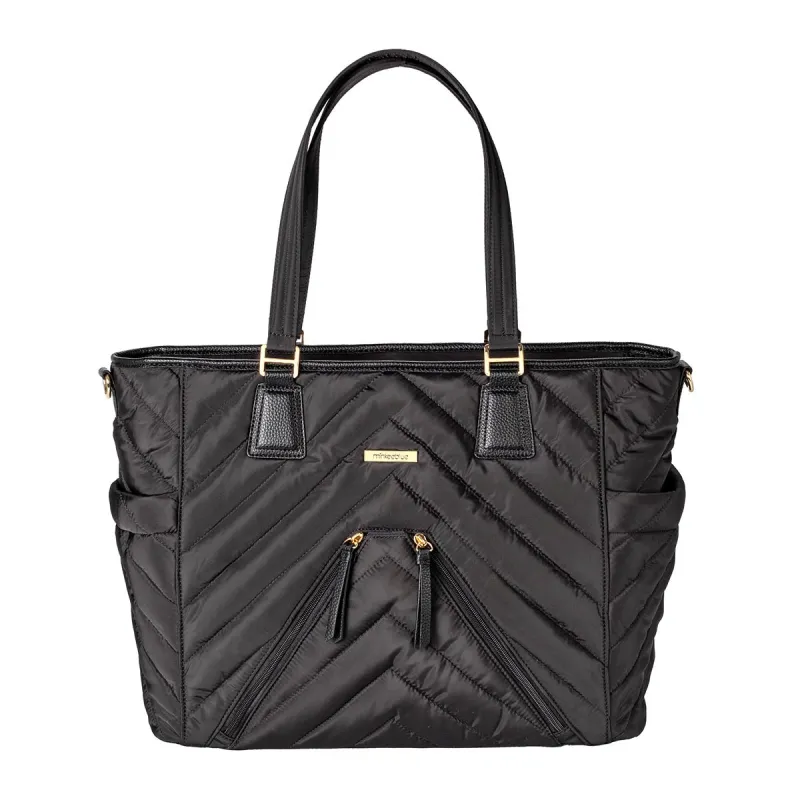 MinkeeBlue Madison Puffer Tote with Lunch and Shoe Bag sold by MinkeeBlue