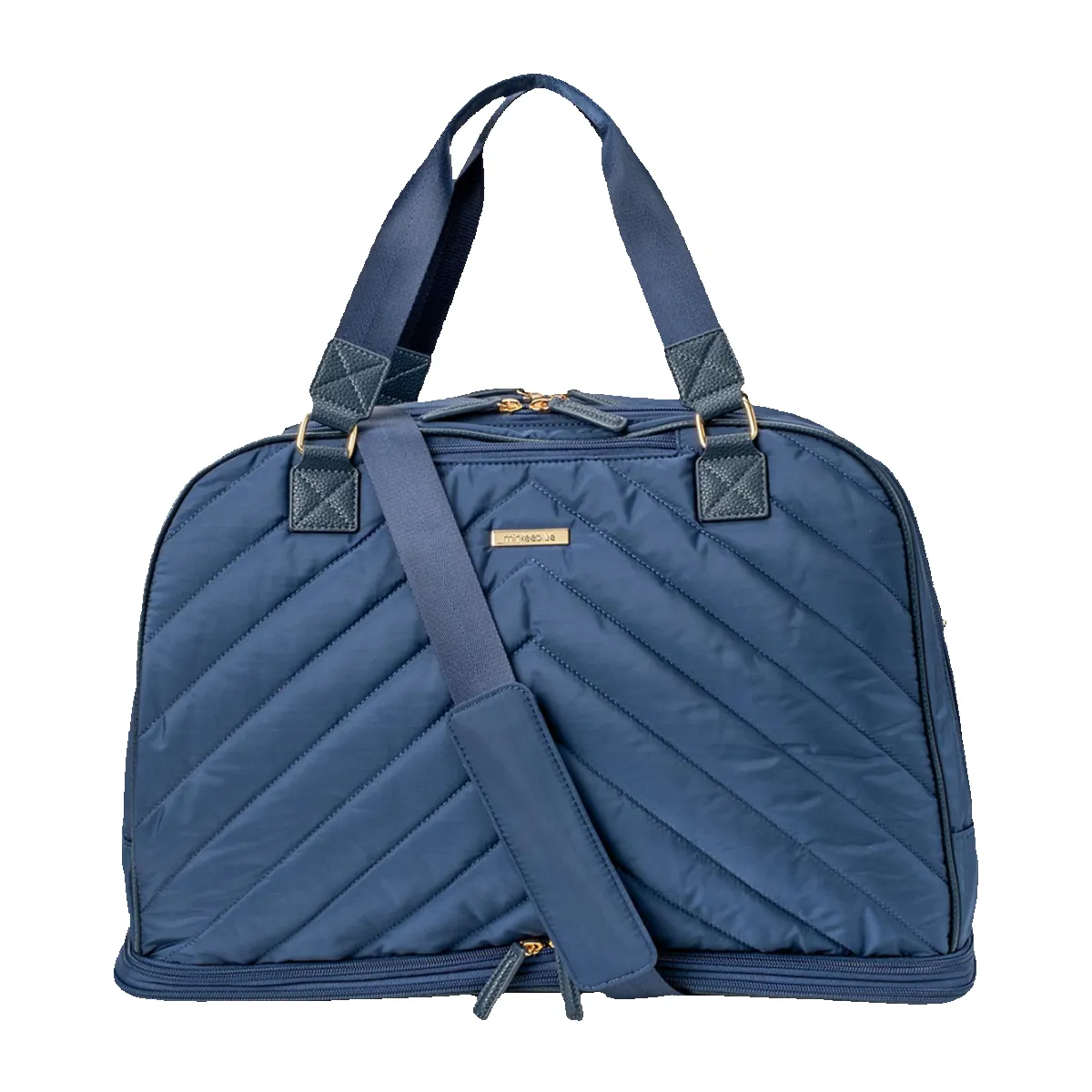 Puffer Duffel Bag with Shoe Compartment & Laptop Sleeve sold by MinkeeBlue