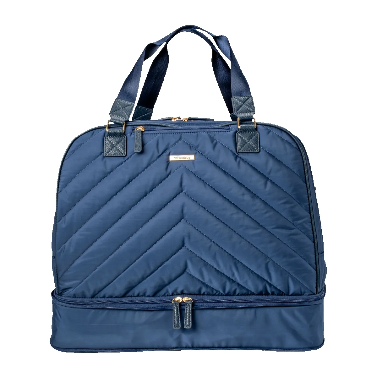 Puffer Duffel Bag with Shoe Compartment & Laptop Sleeve sold by MinkeeBlue product image thumbnail 2