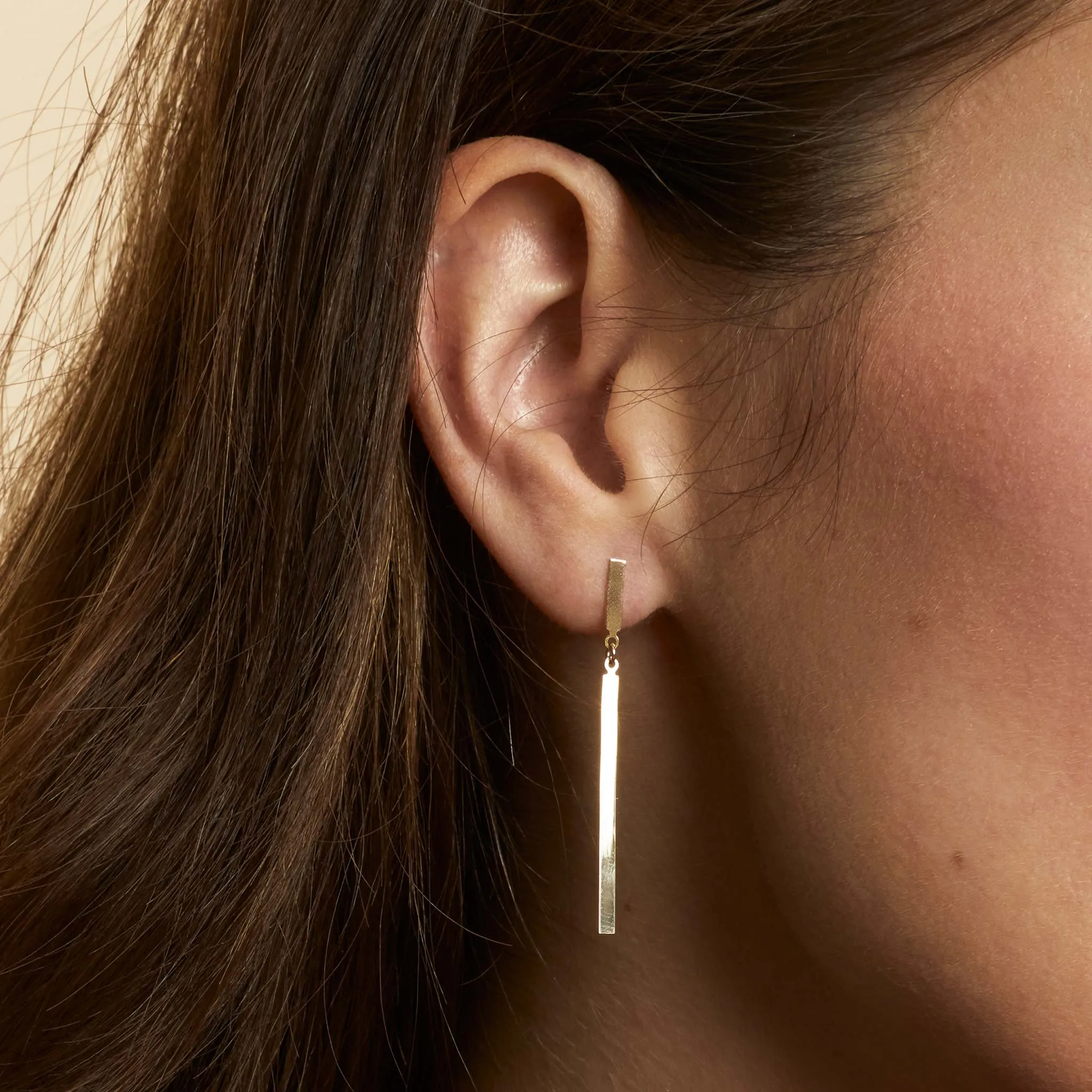 Brooklyn Bar Bold Drop Earrings sold by Oradina product image thumbnail 2