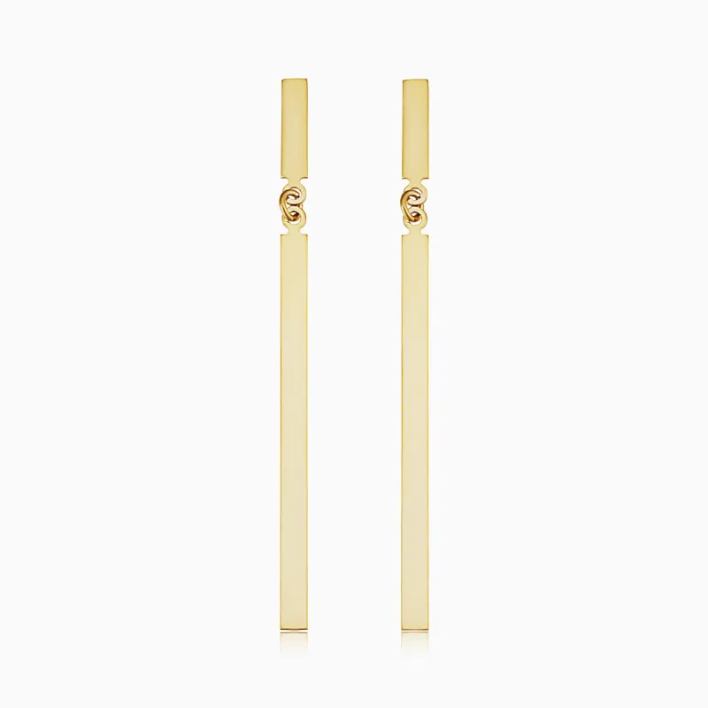 Brooklyn Bar Bold Drop Earrings sold by Oradina