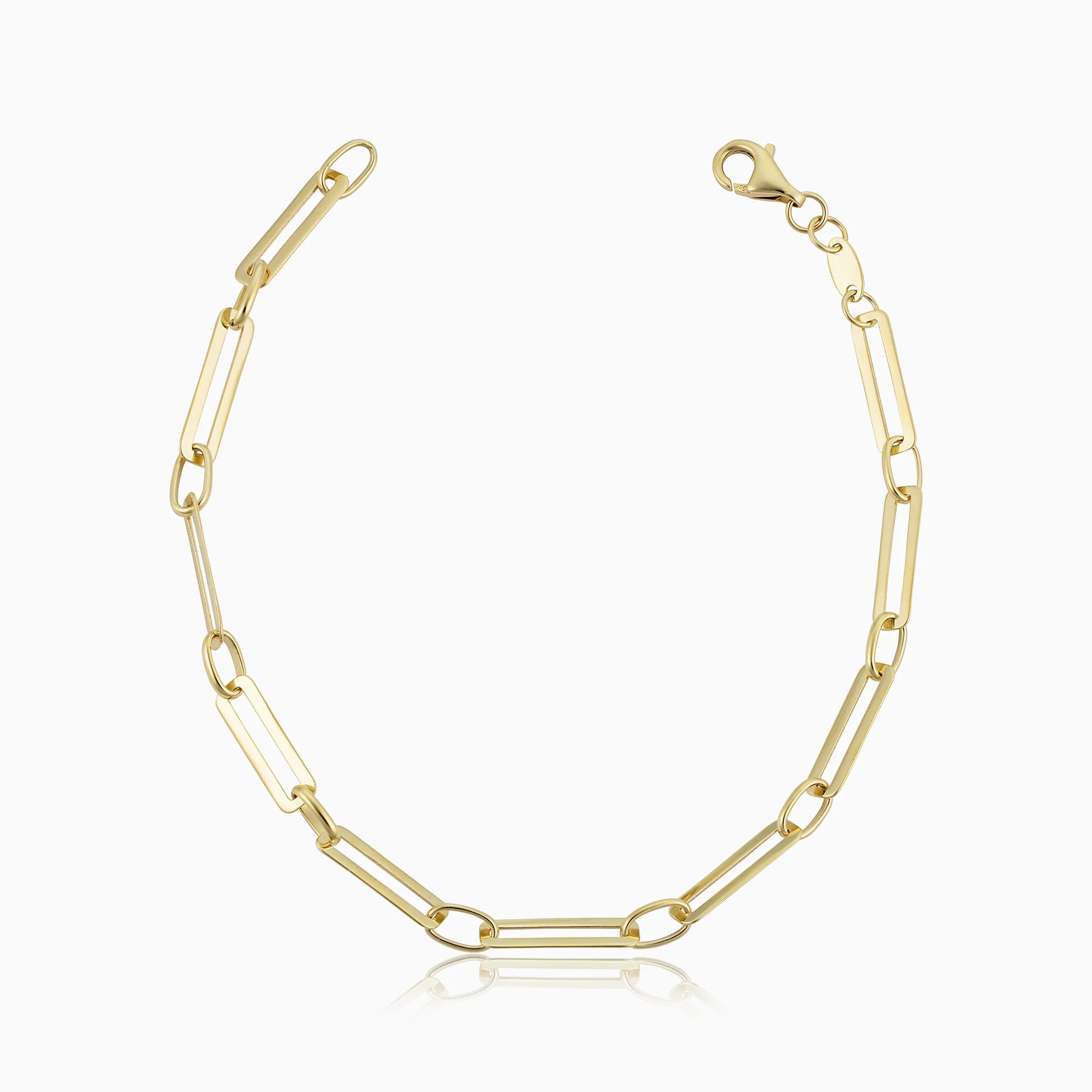 Venice Alternating Link Bracelet sold by Oradina