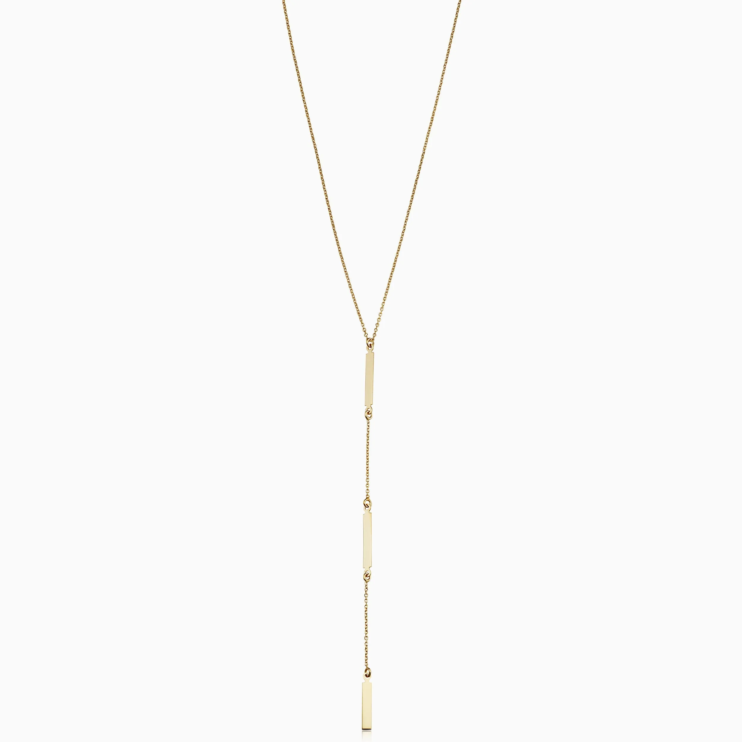 Brooklyn Bar Station Drop Necklace sold by Oradina