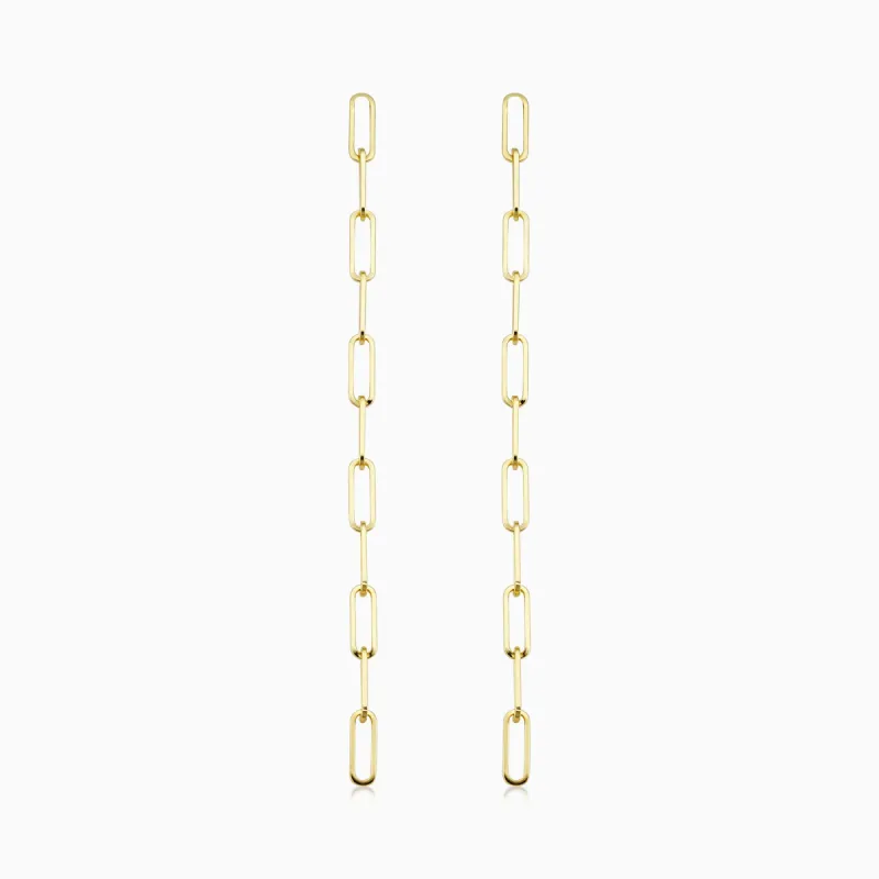 Venice Link Dainty Drop Earrings sold by Oradina