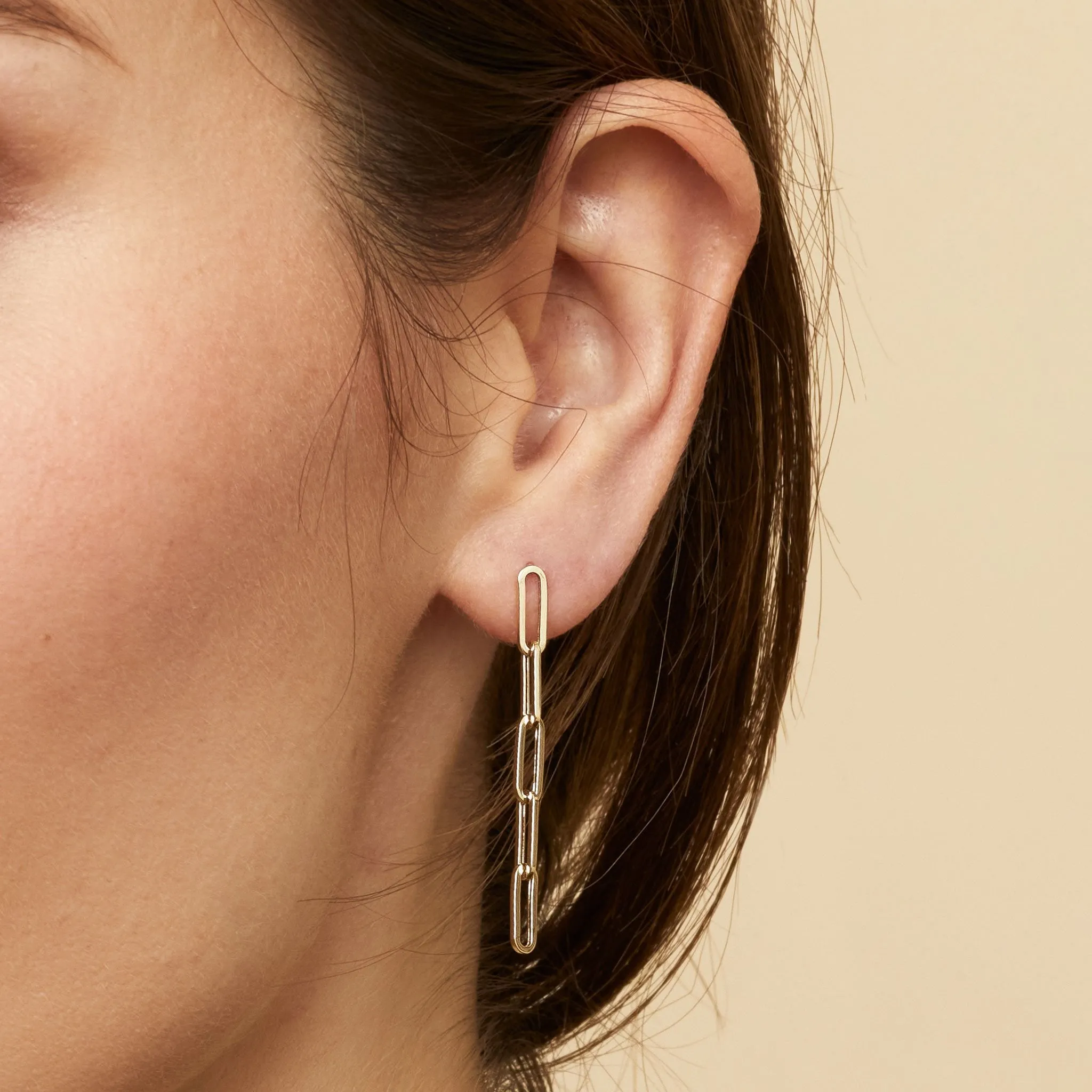 Venice Link Drop Earrings sold by Oradina product image thumbnail 2