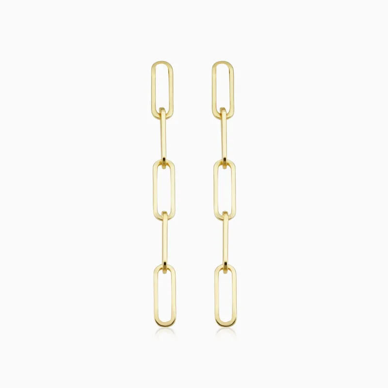 Venice Link Drop Earrings sold by Oradina