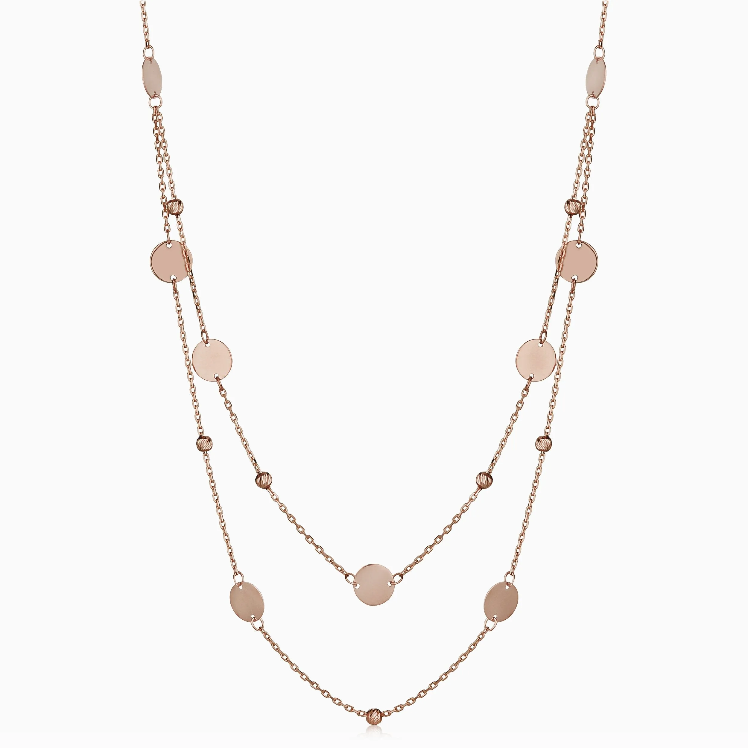 Manhattan Layered Station Necklace sold by Oradina product image thumbnail 4