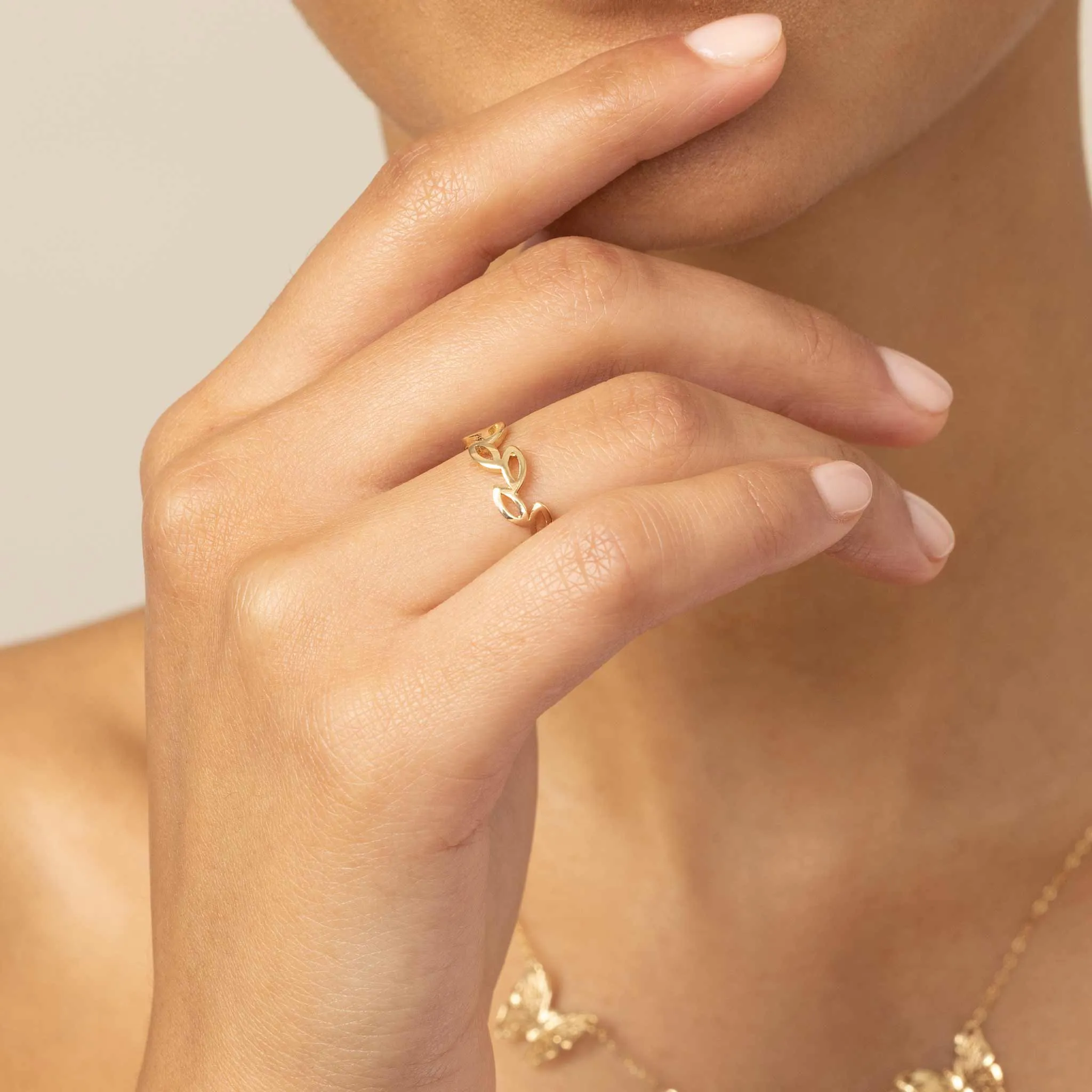 Leaf Your Mark Ring sold by Oradina product image thumbnail 2