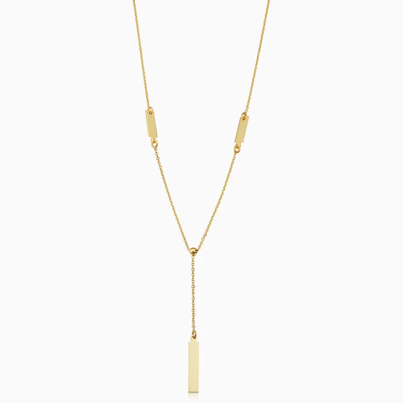 Brooklyn Bar Drop Necklace sold by Oradina