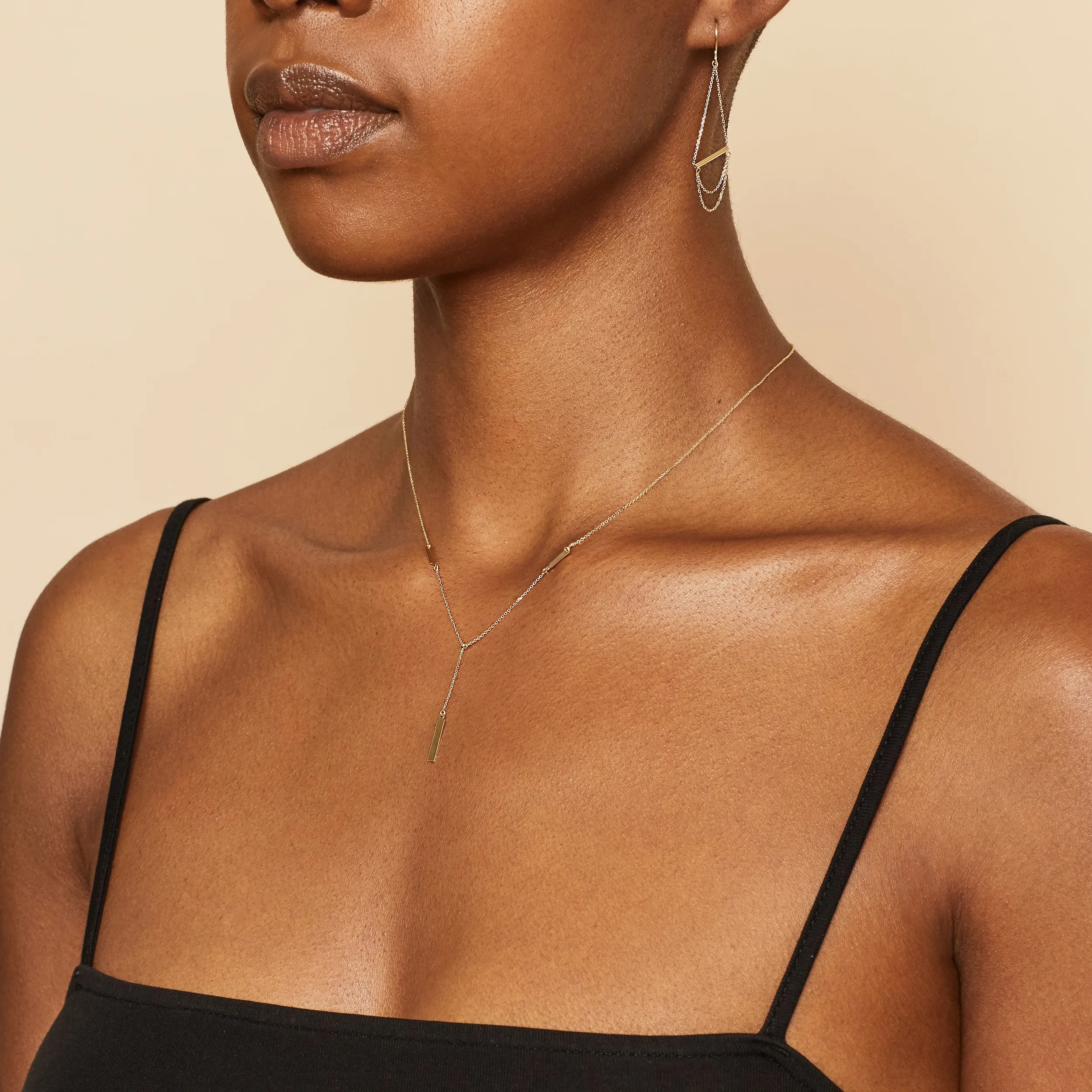 Brooklyn Bar Drop Necklace sold by Oradina product image thumbnail 3