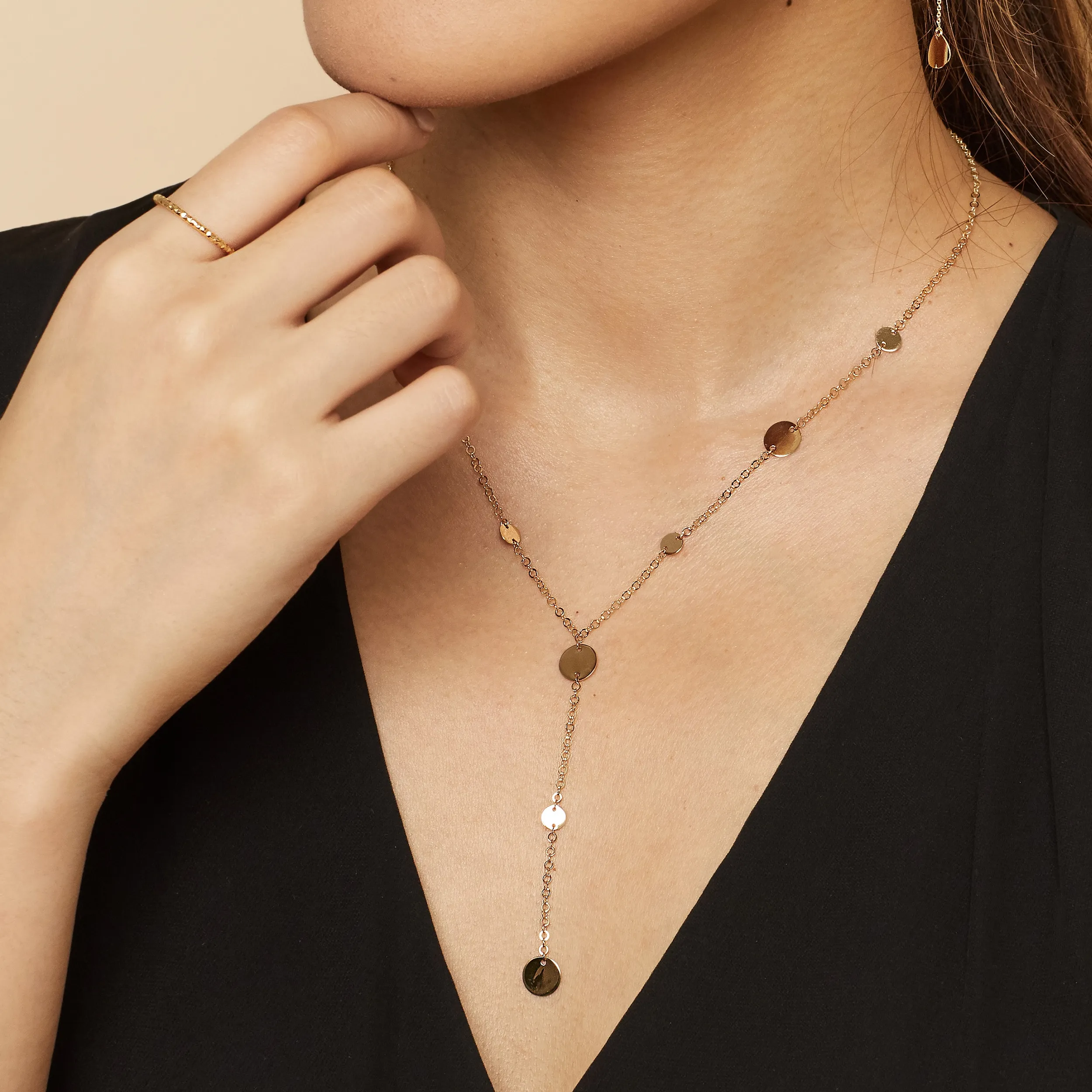 Manhattan Lariat Station Necklace sold by Oradina product image thumbnail 2