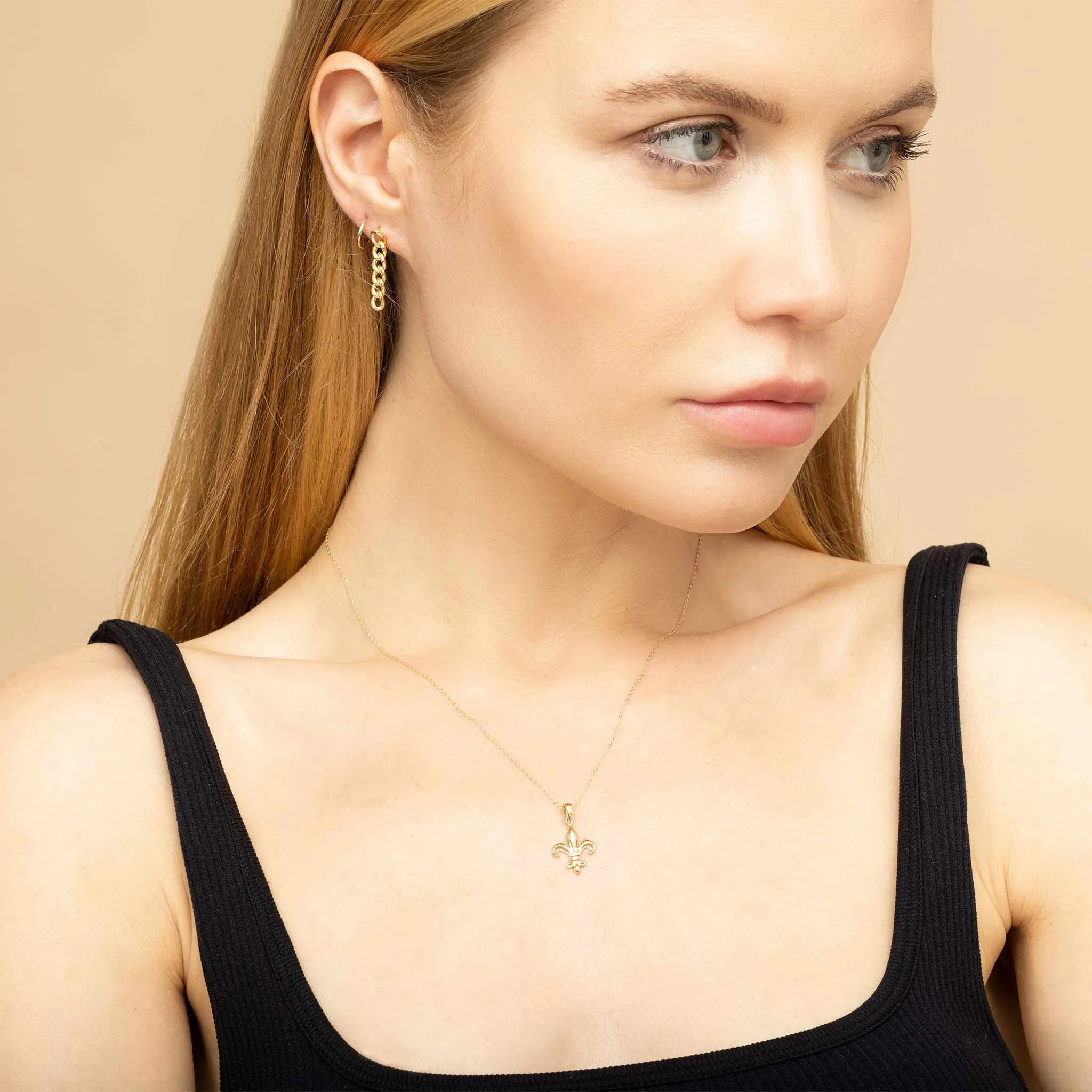 Fleur De Lis Pendant Charm sold by Oradina product image thumbnail 4