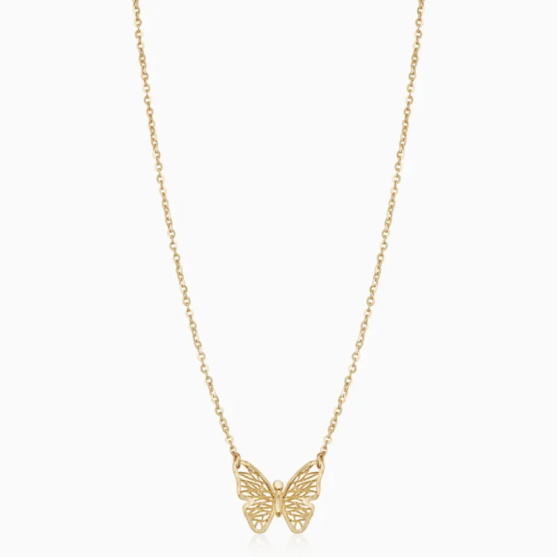 Social Butterfly Pendant Necklace sold by Oradina