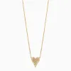 Radiant Diamond Heart Pendant Necklace sold by Oradina