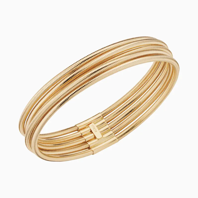 Mesh Glamour Power Stack Bracelet made by Oradina