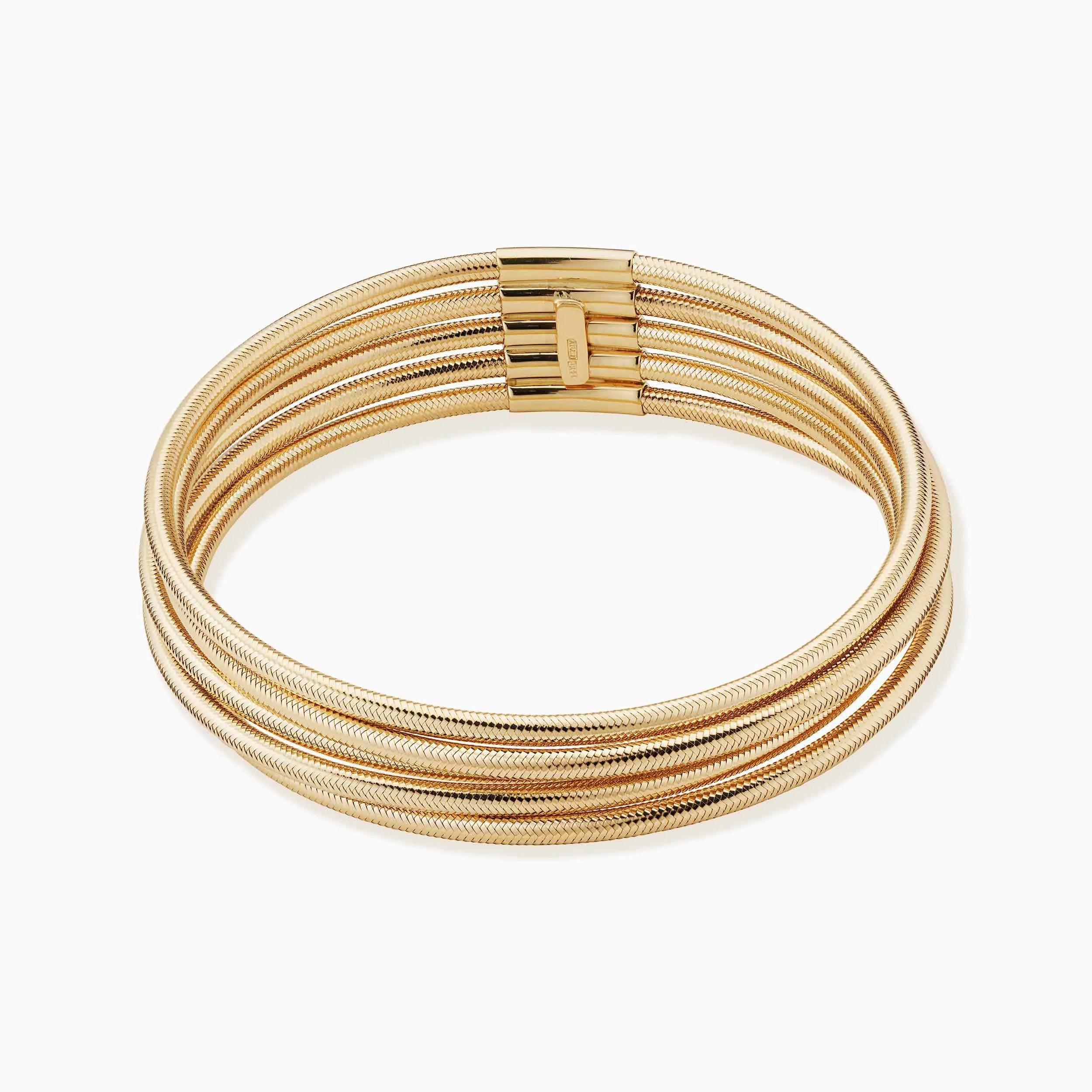 Mesh Glamour Power Stack Bracelet sold by Oradina product image thumbnail 4