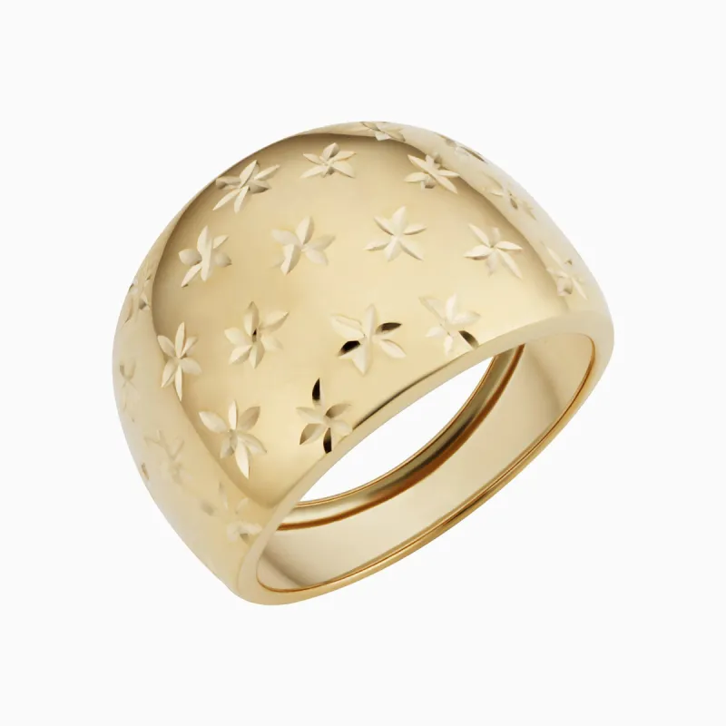 Starry Night Dome Ring made by Oradina