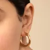 Everything Bold Large Hoops sold by Oradina
