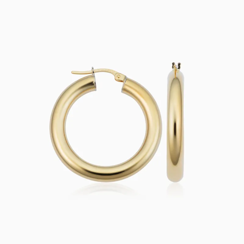 Everything Bold Large Hoops sold by Oradina