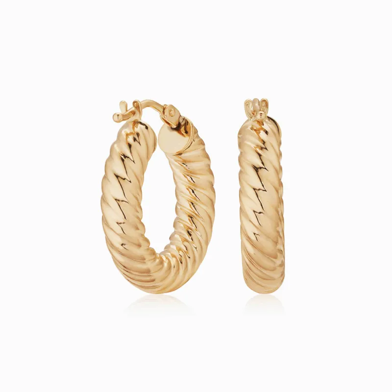 Goddess Bold Hoops sold by Oradina