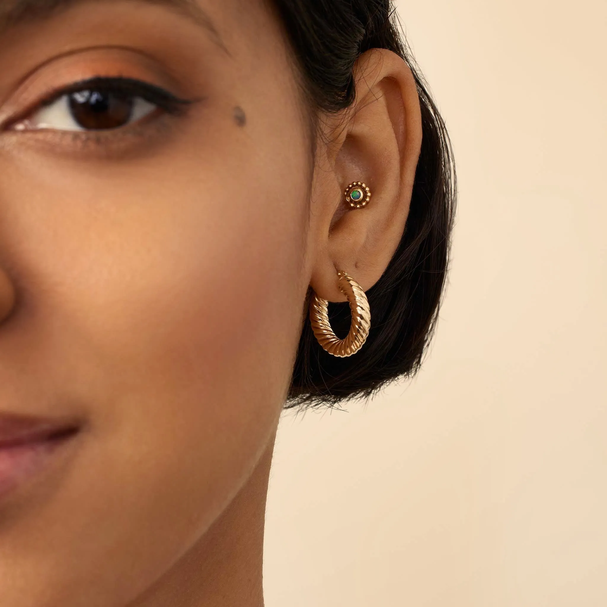 Goddess Bold Hoops sold by Oradina product image thumbnail 3