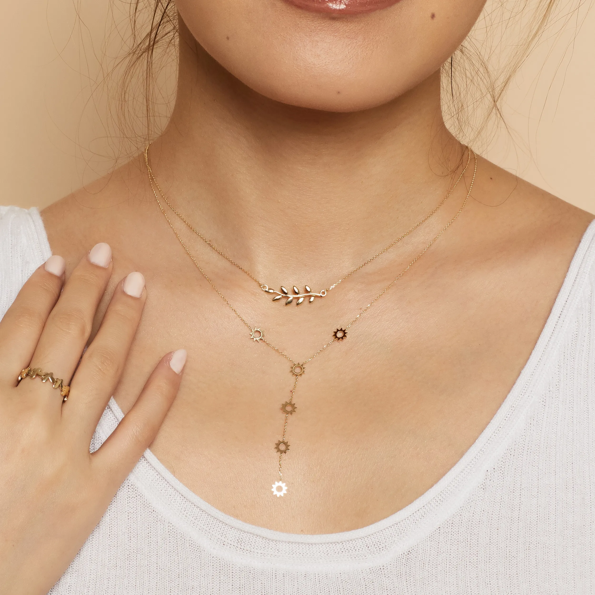 Peace & Love Necklace sold by Oradina product image thumbnail 2