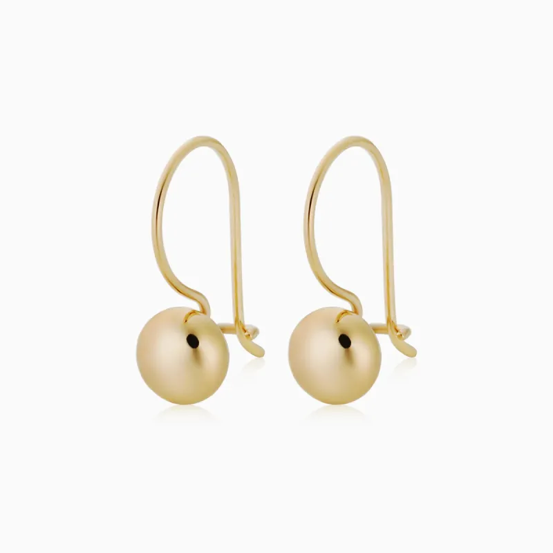 Buttoned Up Drop Earrings made by Oradina