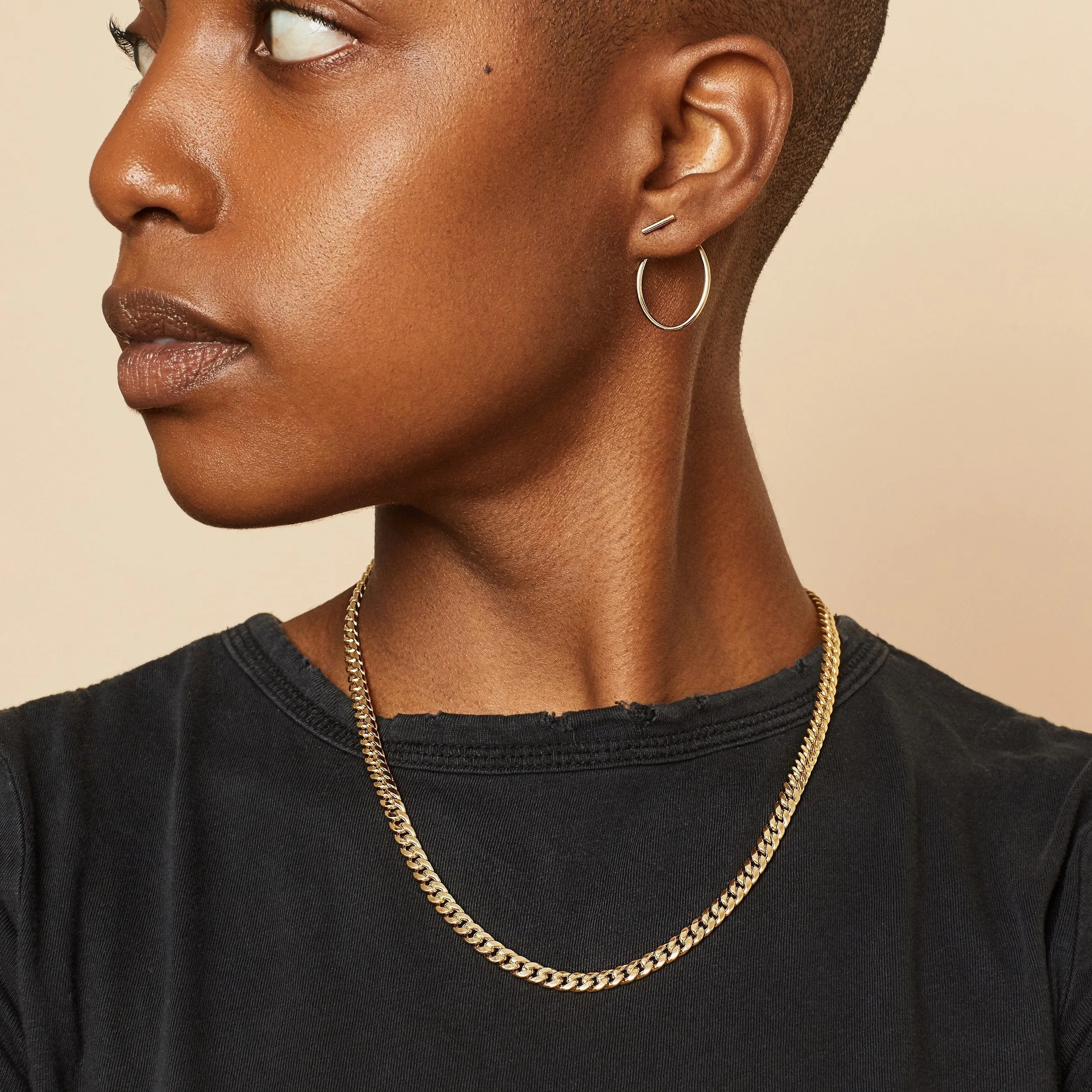 Estate Cuban Bold Necklace sold by Oradina product image thumbnail 3