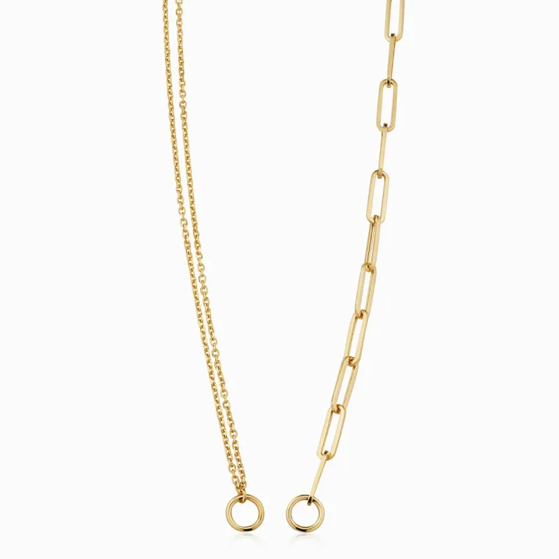 Rimini Venice Mixed-Link Split Chain sold by Oradina