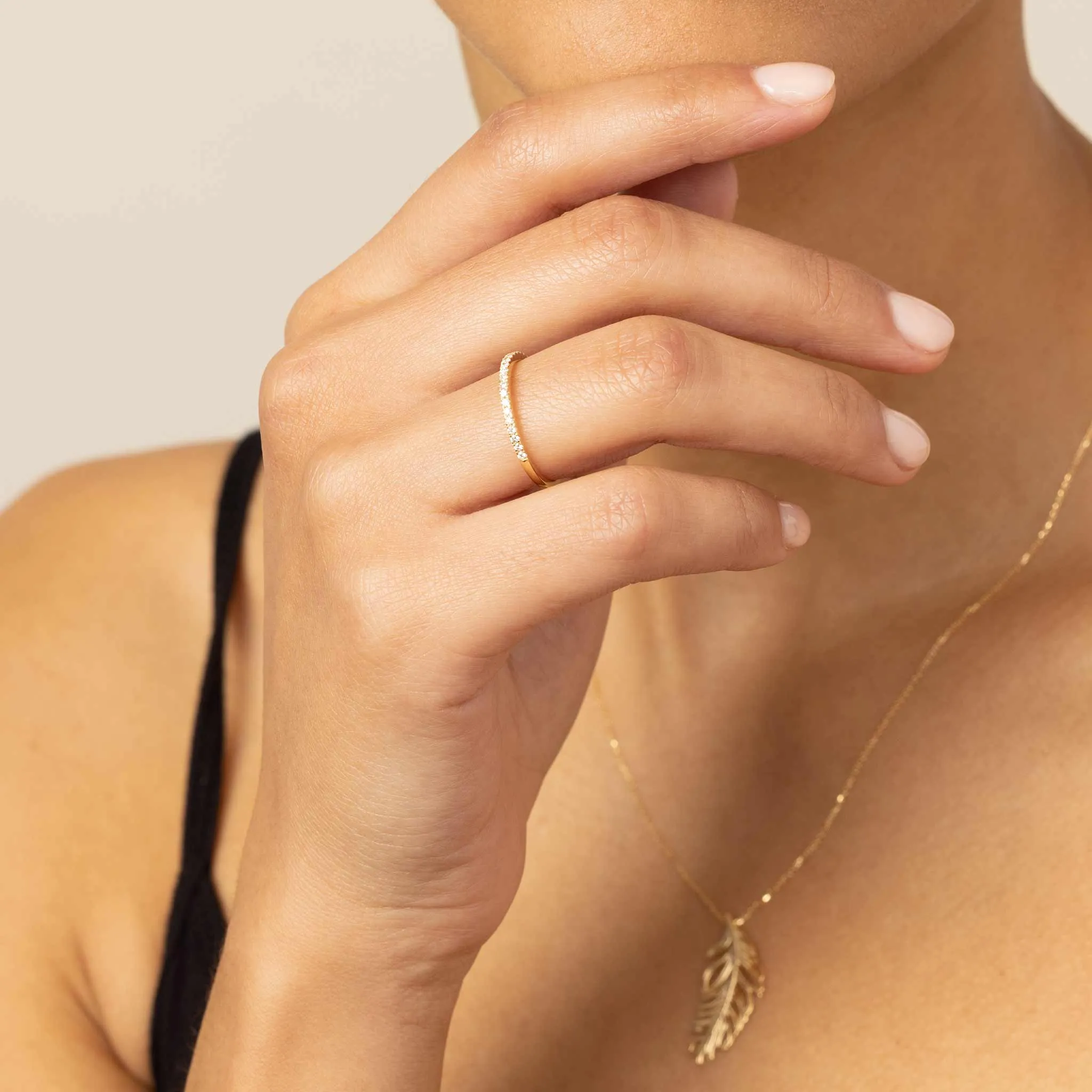 Regal Diamond Stack Ring sold by Oradina product image thumbnail 3