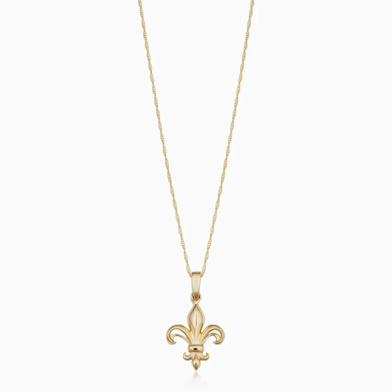 Fleur De Lis Pendant Necklace sold by Oradina