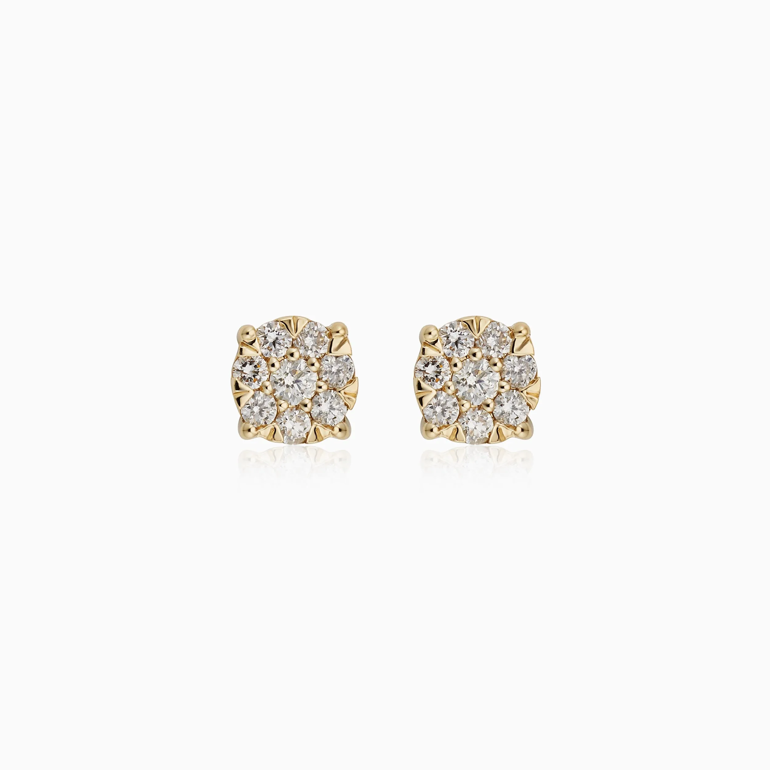 Blossom Diamond Studs sold by Oradina