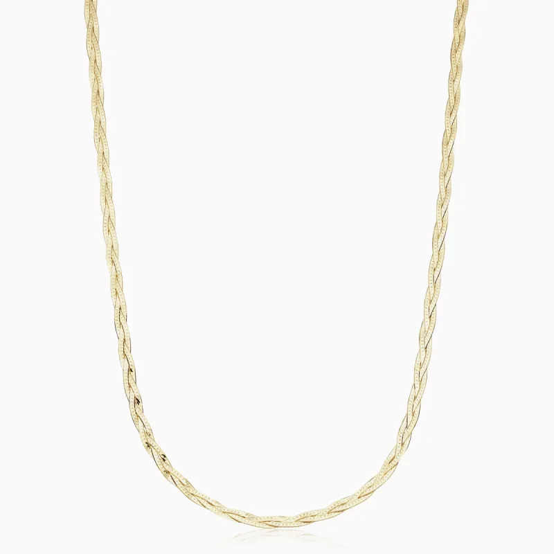 Now & Forever Herringbone Necklace sold by Oradina