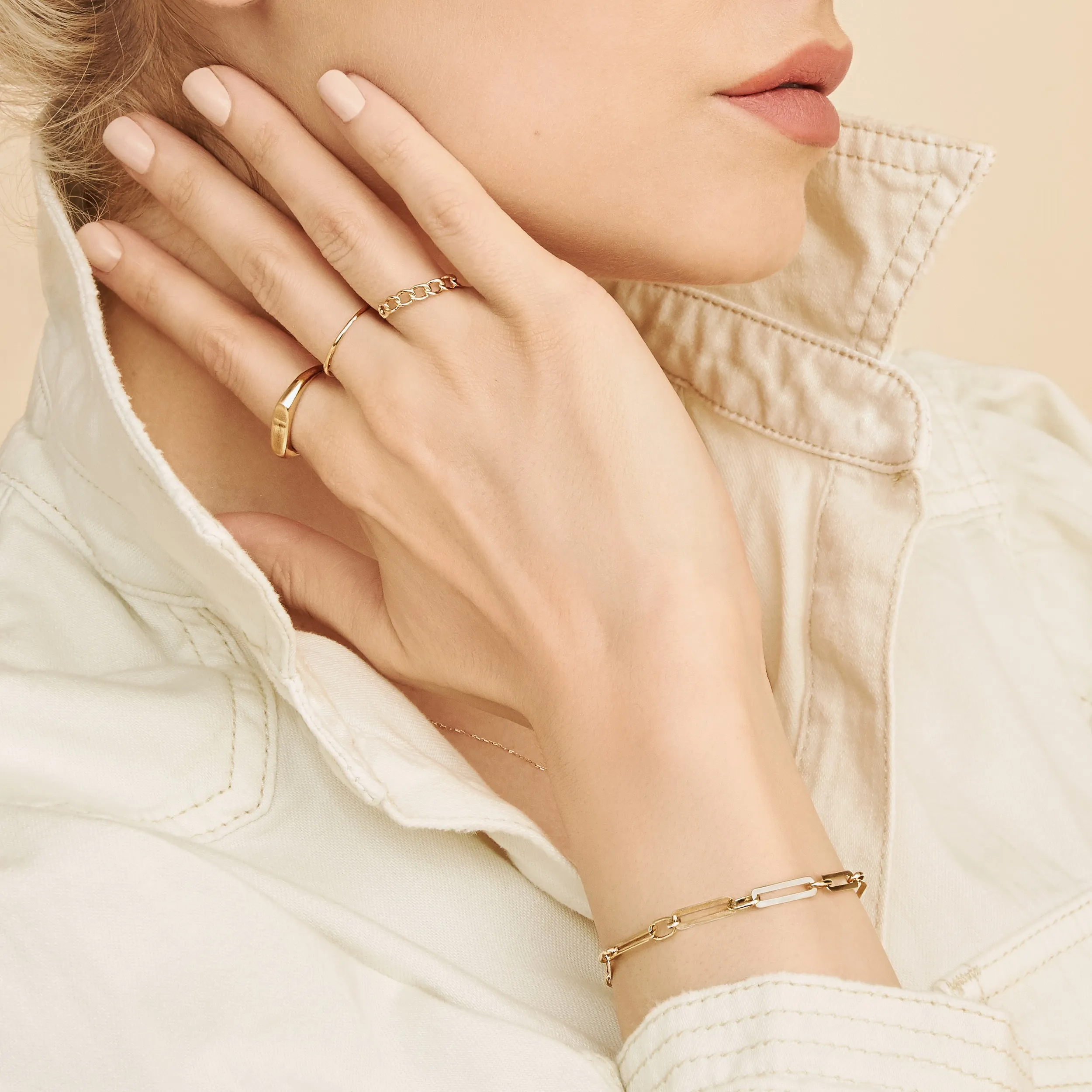 1956 Dainty Curb Link Ring sold by Oradina product image thumbnail 4