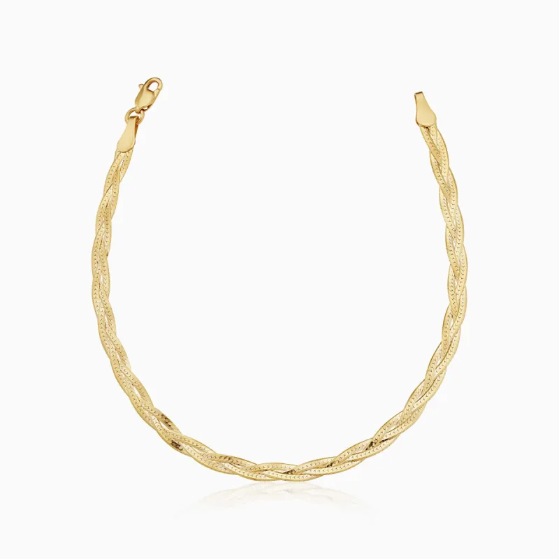 Now & Forever Herringbone Bracelet sold by Oradina