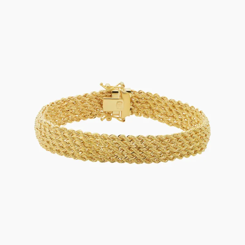 Roman Rope Quartet Bracelet sold by Oradina