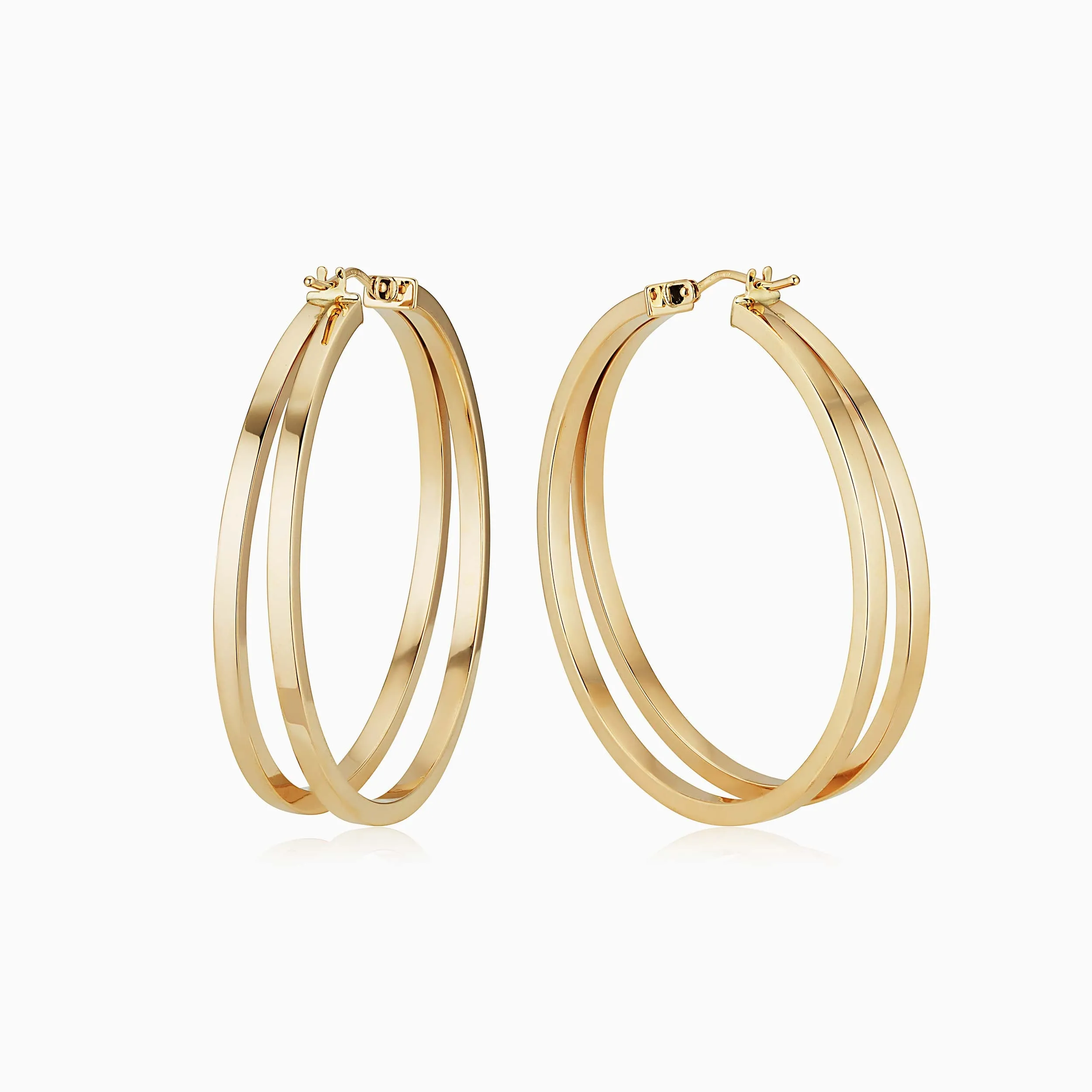 Hudson Large Hoops sold by Oradina product image thumbnail 5