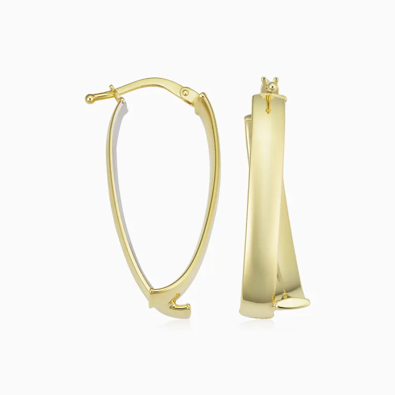 Milan Sculpted Hoops sold by Oradina