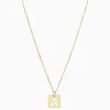Initial Tile Petite Necklace sold by Oradina