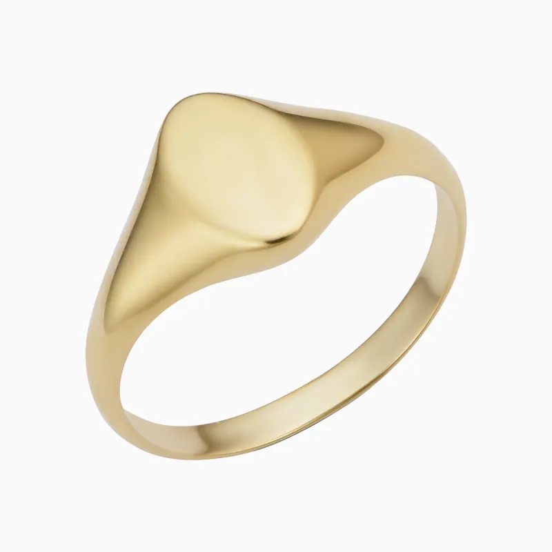 Florence Oval Signet Ring sold by Oradina